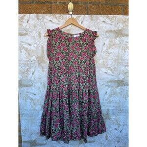 CJ LAING COTTON FLORAL DRESS SIZE MEDIUM